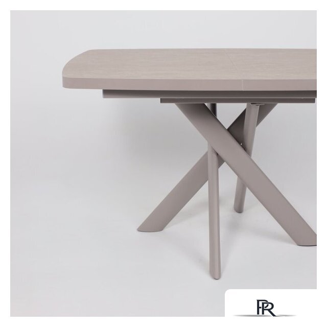 Кухонный стол Мамадома Leonel-130 раздвижной 130-165х85 (бежевый камень-hpl/капучино) - Изображение №11 — Интернет-магазин ПроЗаказ