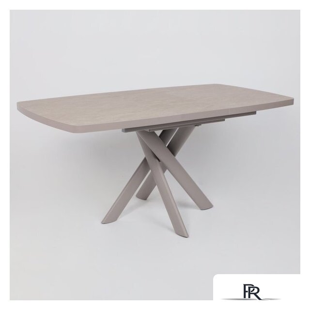 Кухонный стол Мамадома Leonel-130 раздвижной 130-165х85 (бежевый камень-hpl/капучино) - Изображение №17 — Интернет-магазин ПроЗаказ