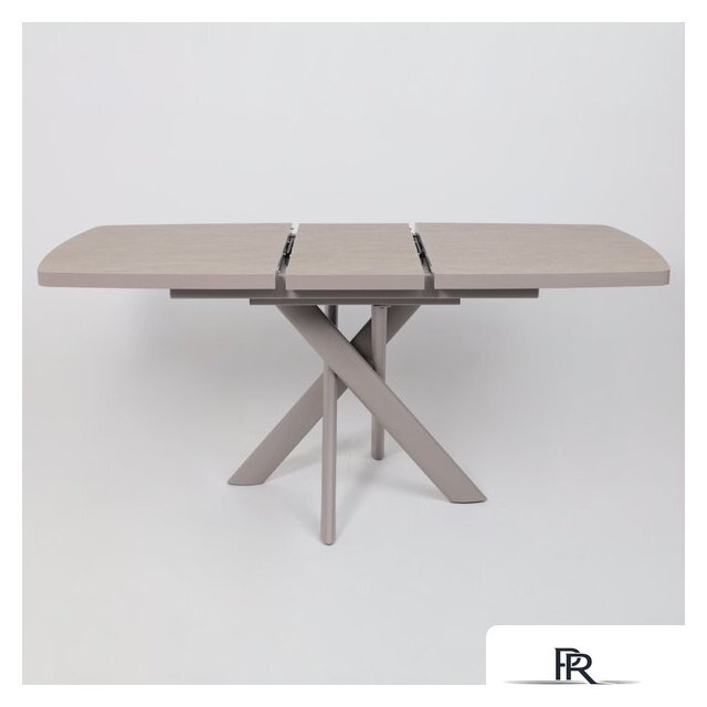 Кухонный стол Мамадома Leonel-130 раздвижной 130-165х85 (бежевый камень-hpl/капучино) - Изображение №21 — Интернет-магазин ПроЗаказ