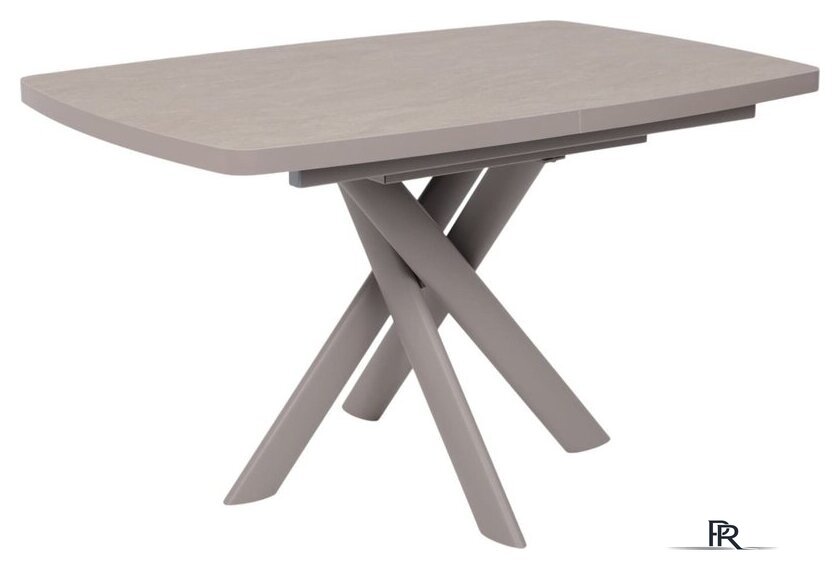 Кухонный стол Мамадома Leonel-130 раздвижной 130-165х85 (бежевый камень-hpl/капучино) - Изображение №1 — Интернет-магазин ПроЗаказ