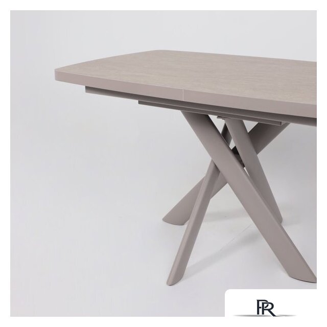 Кухонный стол Мамадома Leonel-130 раздвижной 130-165х85 (бежевый камень-hpl/капучино) - Изображение №13 — Интернет-магазин ПроЗаказ