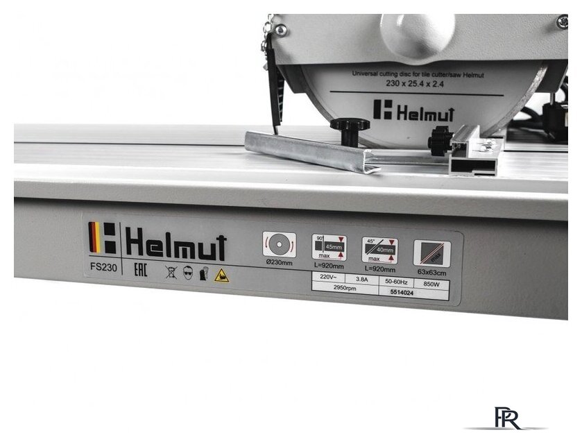 Электрический плиткорез Helmut FS230 - Изображение №6 — Интернет-магазин ПроЗаказ