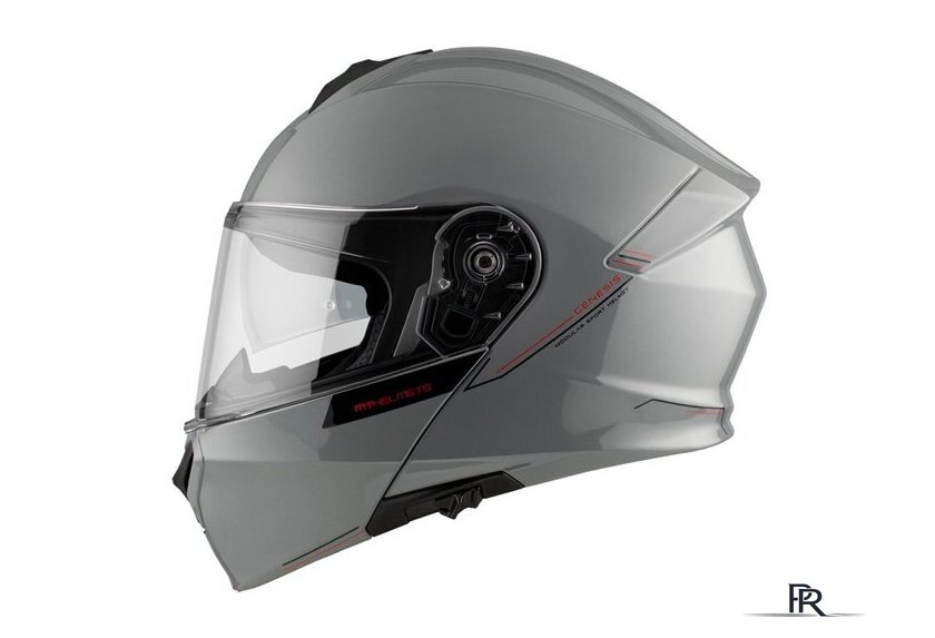 Мотошлем MT Helmets Genesis SV Solid A12 (M, серый глянцевый) - Изображение №1 — Интернет-магазин ПроЗаказ