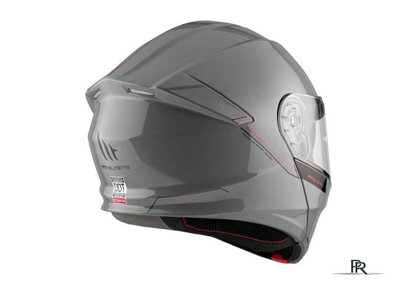 Мотошлем MT Helmets Genesis SV Solid A12 (M, серый глянцевый) - Изображение №6 — Интернет-магазин ПроЗаказ