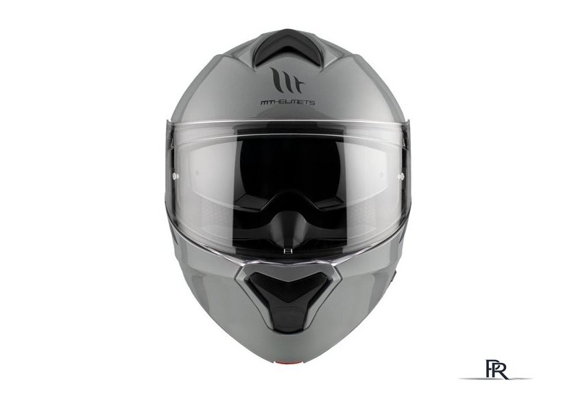 Мотошлем MT Helmets Genesis SV Solid A12 (M, серый глянцевый) - Изображение №3 — Интернет-магазин ПроЗаказ