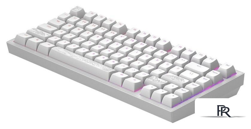 Клавиатура Dark Project ALU81A Terra Nostra White (g3ms Moonstone) - Изображение №8 — Интернет-магазин ПроЗаказ