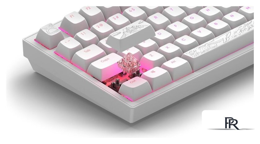 Клавиатура Dark Project ALU81A Terra Nostra White (g3ms Moonstone) - Изображение №10 — Интернет-магазин ПроЗаказ