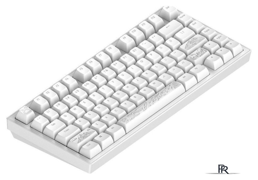 Клавиатура Dark Project ALU81A Terra Nostra White (g3ms Moonstone) - Изображение №3 — Интернет-магазин ПроЗаказ