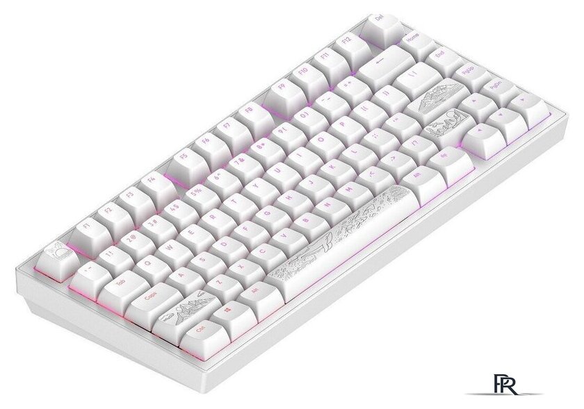 Клавиатура Dark Project ALU81A Terra Nostra White (g3ms Moonstone) - Изображение №4 — Интернет-магазин ПроЗаказ