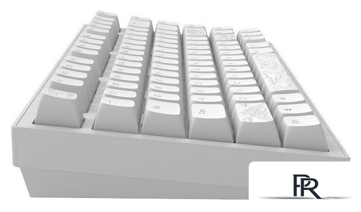 Клавиатура Dark Project ALU81A Terra Nostra White (g3ms Moonstone) - Изображение №6 — Интернет-магазин ПроЗаказ
