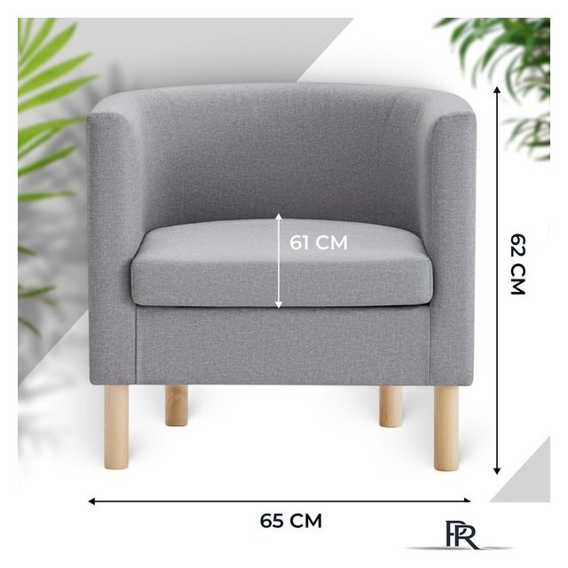 Интерьерное кресло Mio Tesoro Агата 351 (серый 1174) - Изображение №3 — Интернет-магазин ПроЗаказ