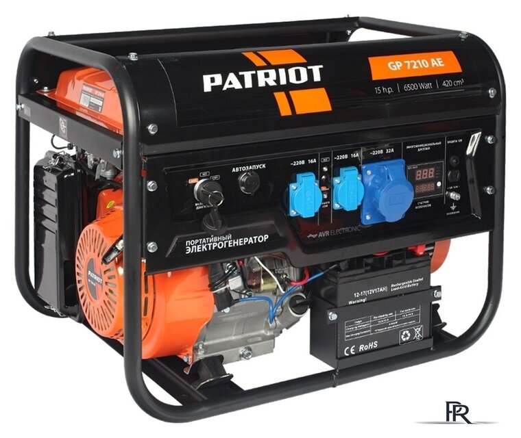 Бензиновый генератор Patriot GP 7210AE - Изображение №1 — Интернет-магазин ПроЗаказ