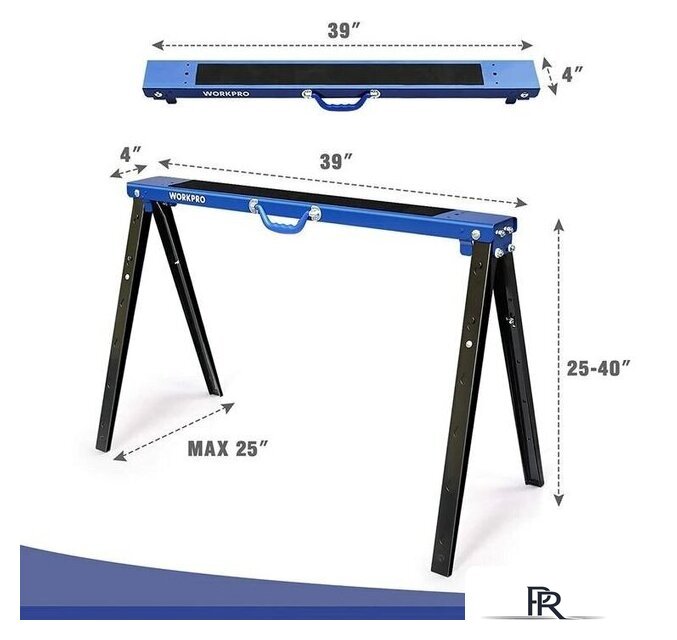 Козлы строительные Workpro WP289025 - Изображение №2 — Интернет-магазин ПроЗаказ