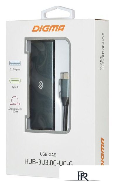 USB-хаб Digma HUB-3U3.0С-UC-G - Изображение №6 — Интернет-магазин ПроЗаказ