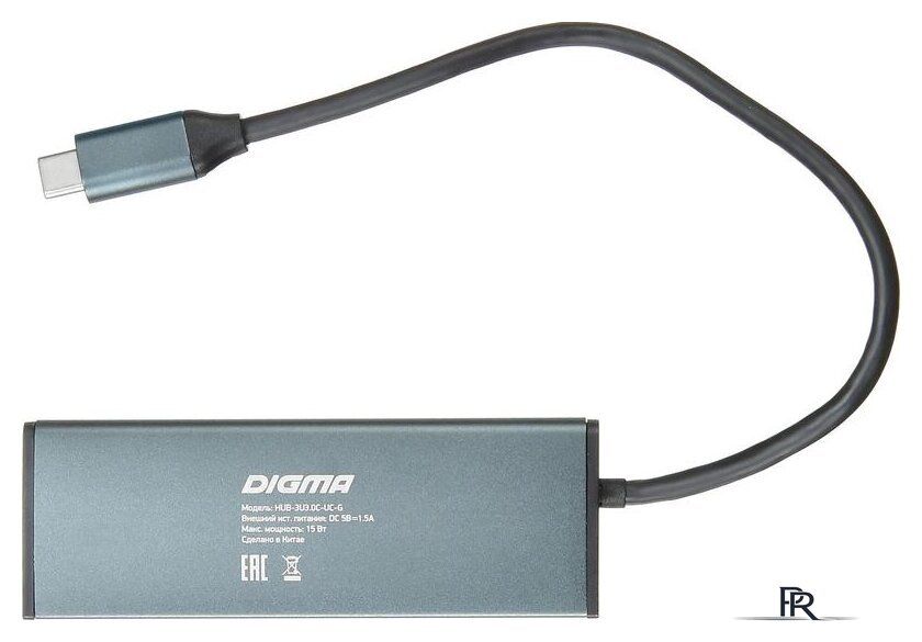 USB-хаб Digma HUB-3U3.0С-UC-G - Изображение №4 — Интернет-магазин ПроЗаказ