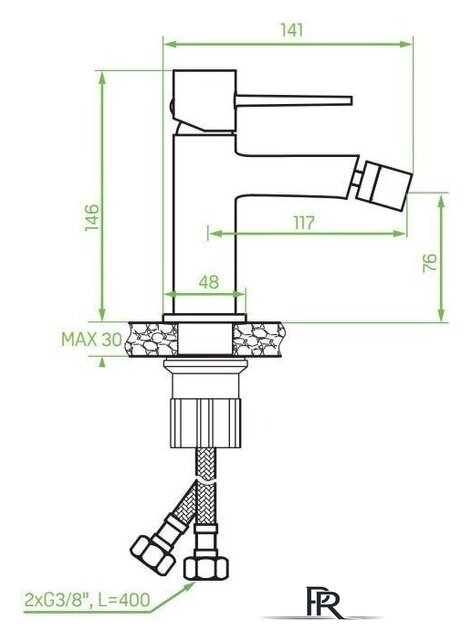 Смеситель Laveo Pola BAP 032D - Изображение №2 — Интернет-магазин ПроЗаказ