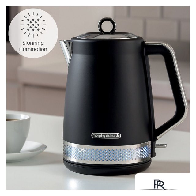 Электрический чайник Morphy Richards Illuminated Black 108020 - Изображение №3 — Интернет-магазин ПроЗаказ