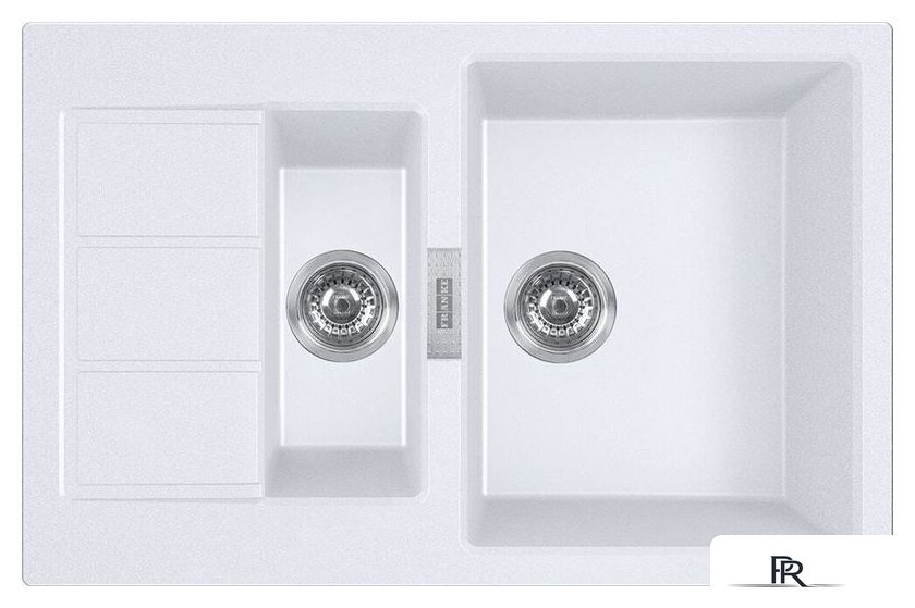 Кухонная мойка Franke Sirius 2.0 S2D 651-78 Tectonite 143.0628.385 (белый) - Изображение №1 — Интернет-магазин ПроЗаказ