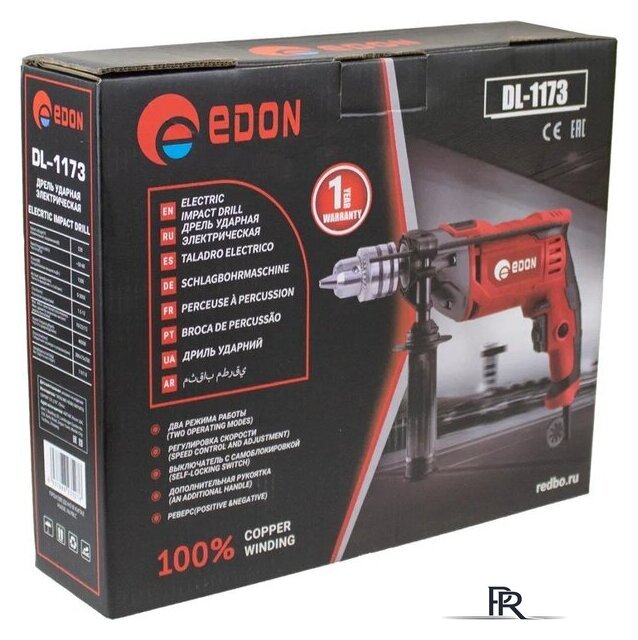 Ударная дрель Edon DL-1173 - Изображение №4 — Интернет-магазин ПроЗаказ