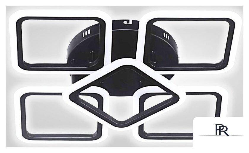 Припотолочная люстра Aitin Pro B5105A/4+1 (черный) - Изображение №1 — Интернет-магазин ПроЗаказ