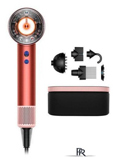 Фен Dyson HD16 Supersonic Nural Curly+Coily (евровилка, клубнично-бронзовый/розовый румянец) - Изображение №1 — Интернет-магазин ПроЗаказ