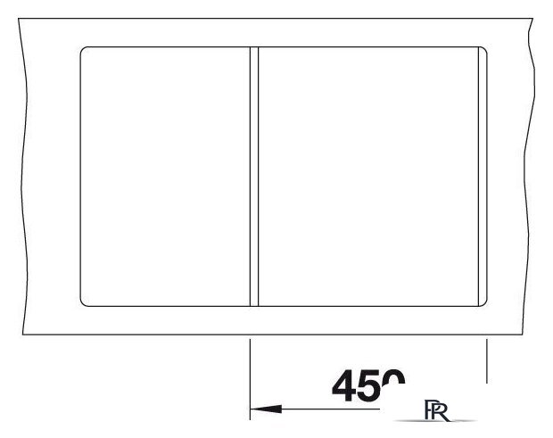 Кухонная мойка Blanco Metra 45 S-F 527290 (вулканический серый) - Изображение №4 — Интернет-магазин ПроЗаказ