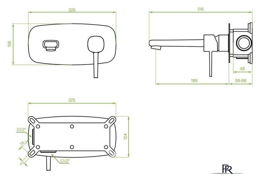 Смеситель Laveo Pola BAP 722P - Изображение №2 — Интернет-магазин ПроЗаказ