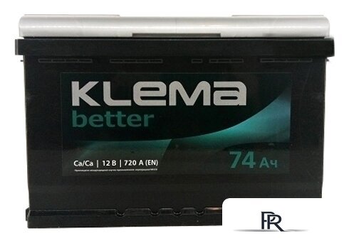 Автомобильный аккумулятор Klema Better 6СТ-74А(0) (74 А·ч) - Изображение №1 — Интернет-магазин ПроЗаказ