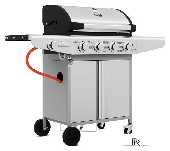 Газовый гриль для дачи Koler Relish v1 (серебристый) - Изображение №4 — Интернет-магазин ПроЗаказ