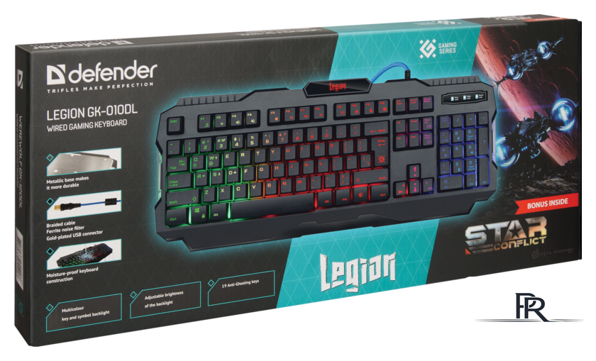 Клавиатура Defender Legion GK-010DL - Изображение №3 — Интернет-магазин ПроЗаказ