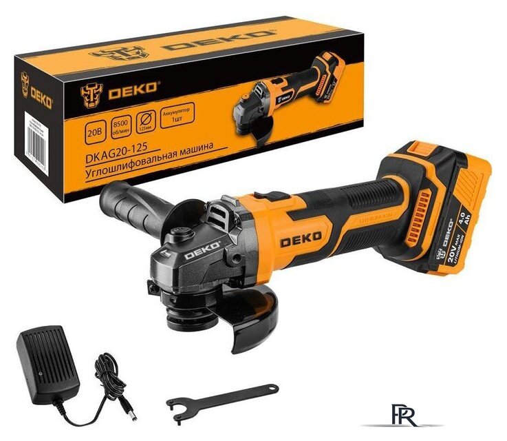 Угловая шлифмашина Deko DKAG20-125 (с 1-им АКБ) - Изображение №1 — Интернет-магазин ПроЗаказ