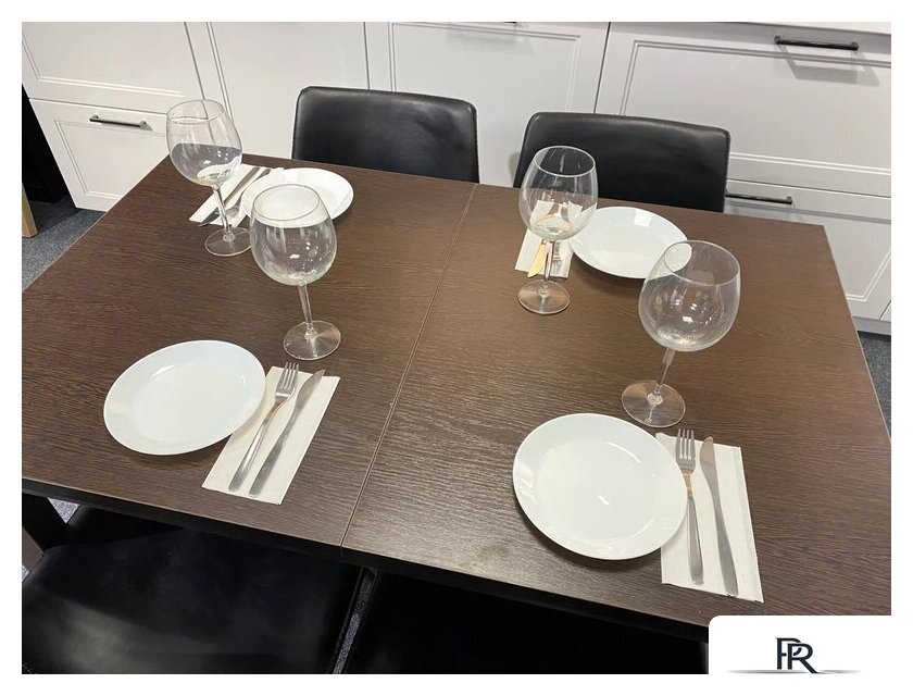 Кухонный стол Senira Кастусь 110-145x70 (венге/венге) - Изображение №6 — Интернет-магазин ПроЗаказ