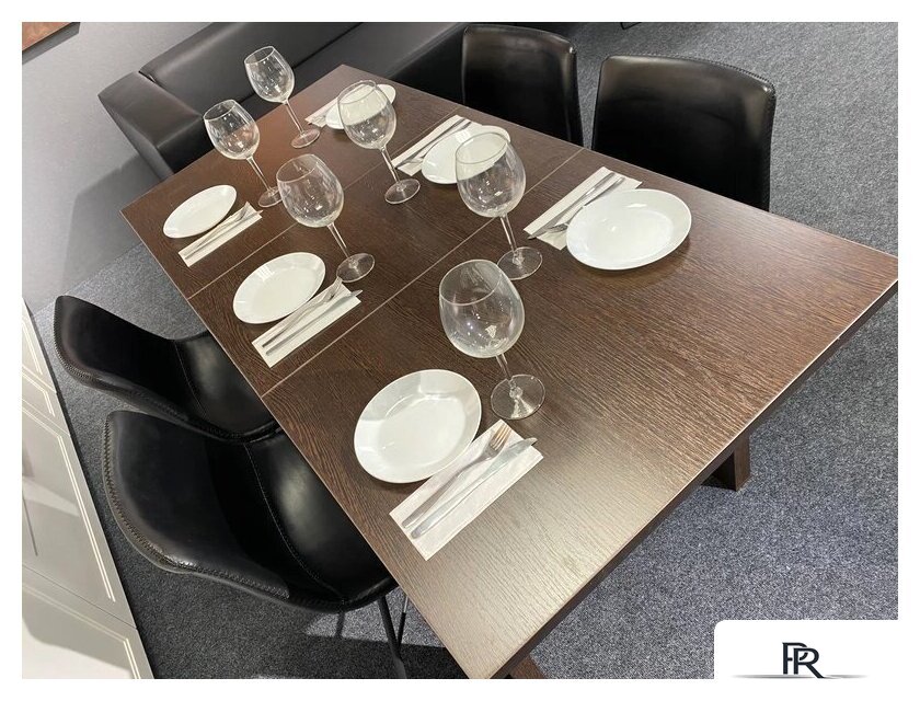 Кухонный стол Senira Кастусь 110-145x70 (венге/венге) - Изображение №9 — Интернет-магазин ПроЗаказ