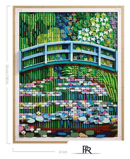 Конструктор LEGO Art 31220 Клод Моне — Мост через пруд с водяными лилиями - Изображение №7 — Интернет-магазин ПроЗаказ