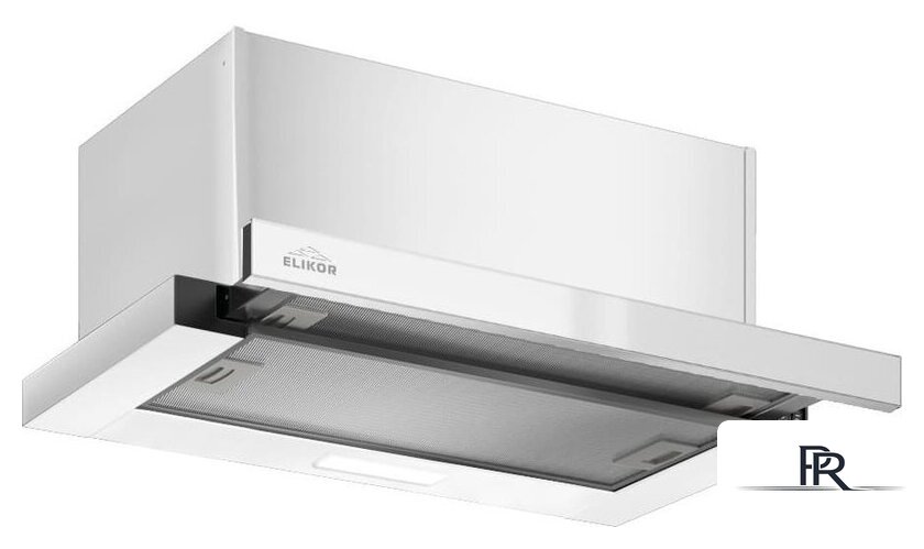 Кухонная вытяжка Elikor Slide 50П-1000 229459 (белый/стекло белое) - Изображение №1 — Интернет-магазин ПроЗаказ