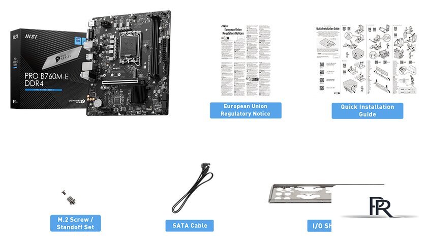 Материнская плата MSI Pro B760M-E DDR4 - Изображение №2 — Интернет-магазин ПроЗаказ