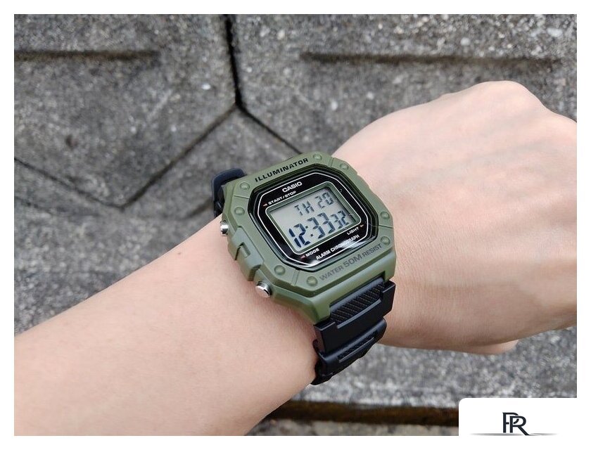 Наручные часы Casio W-218H-3A - Изображение №3 — Интернет-магазин ПроЗаказ