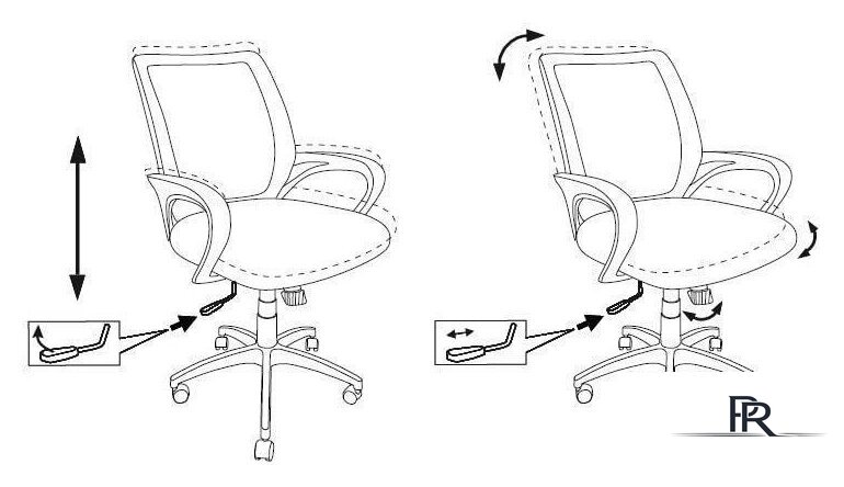 Офисное кресло Бюрократ CH-695N/BLACK (черный) - Изображение №6 — Интернет-магазин ПроЗаказ