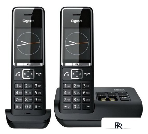 Радиотелефон Gigaset Comfort 550A Duo RUS (черный) - Изображение №1 — Интернет-магазин ПроЗаказ