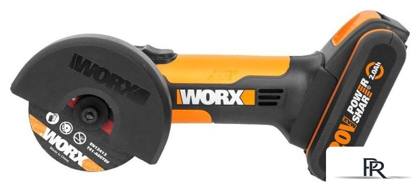 Угловая шлифмашина Worx WX801 (с 1-им АКБ, кейс) - Изображение №3 — Интернет-магазин ПроЗаказ