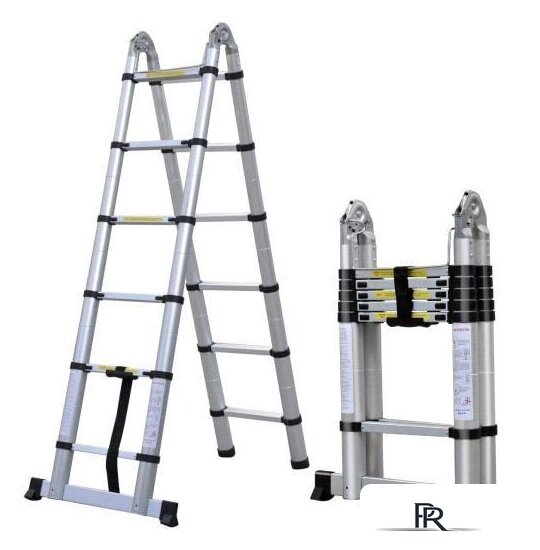 Лестница-трансформер Алюмет DTLH 1.9 (2x6 ступеней) - Изображение №2 — Интернет-магазин ПроЗаказ