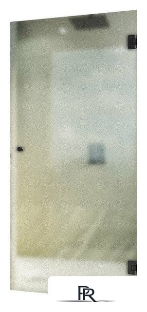 Душевая дверь MaybahGlass 195x70.5 MGD-519-6 (сатин стекло/черный) - Изображение №1 — Интернет-магазин ПроЗаказ