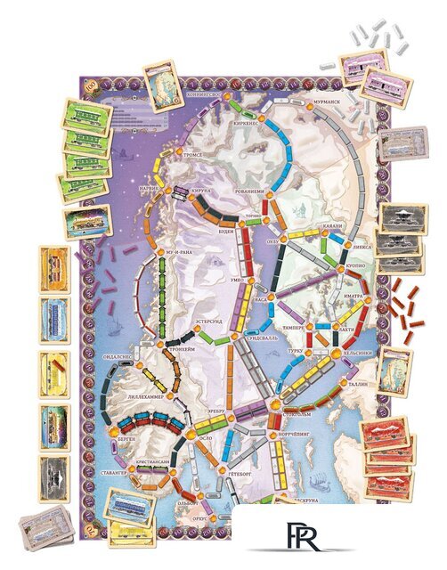 Настольная игра Мир Хобби Ticket To Ride: Северные страны - Изображение №4 — Интернет-магазин ПроЗаказ