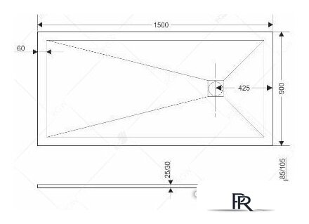 Душевой поддон RGW ST-0159G 150х90 - Изображение №4 — Интернет-магазин ПроЗаказ