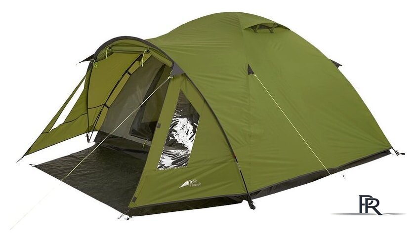 Кемпинговая палатка Trek Planet Bergamo 4 (зеленый) - Изображение №1 — Интернет-магазин ПроЗаказ