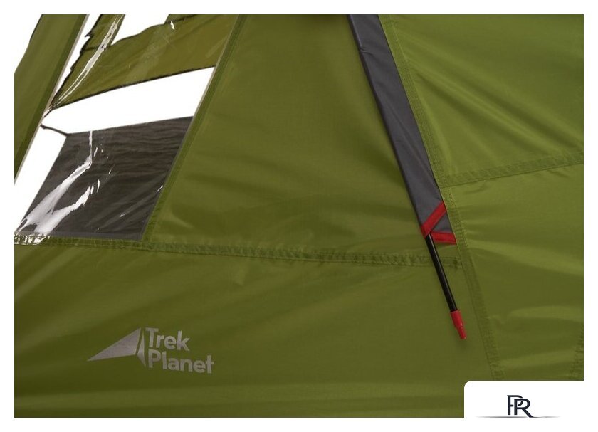 Кемпинговая палатка Trek Planet Bergamo 4 (зеленый) - Изображение №8 — Интернет-магазин ПроЗаказ
