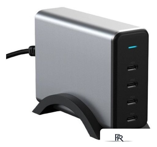 Сетевое зарядное Satechi 165W USB-C 4-Port PD GaN Charger ST-UC165GM-EU - Изображение №1 — Интернет-магазин ПроЗаказ