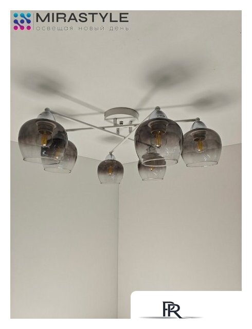 Припотолочная люстра Mirastyle MD-8124/6 WH+CR - Изображение №12 — Интернет-магазин ПроЗаказ