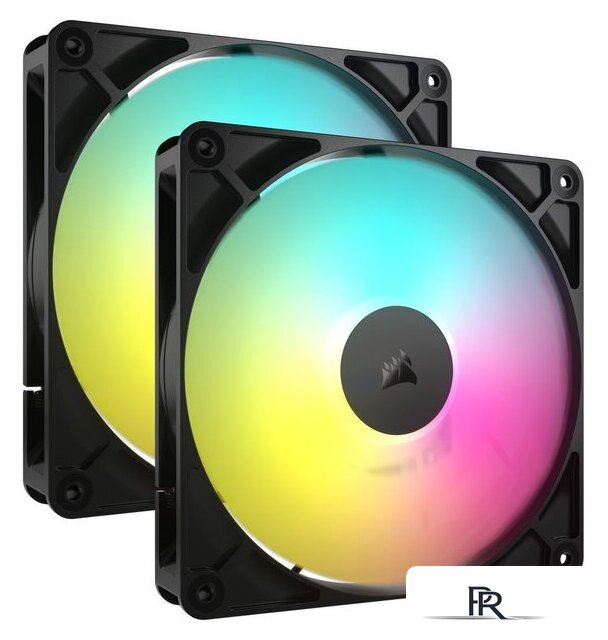 Комплект вентиляторов для корпуса Corsair RS140 PWM ARGB Dual Pack CO-9050183-WW - Изображение №1 — Интернет-магазин ПроЗаказ