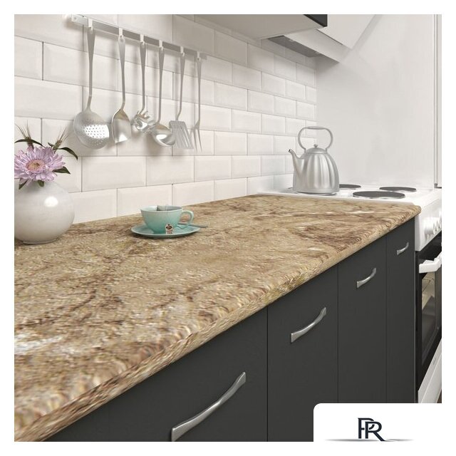 Готовая кухня Mio Tesoro Экстра-лайт 2.2 (антрацит/мадрид) - Изображение №3 — Интернет-магазин ПроЗаказ